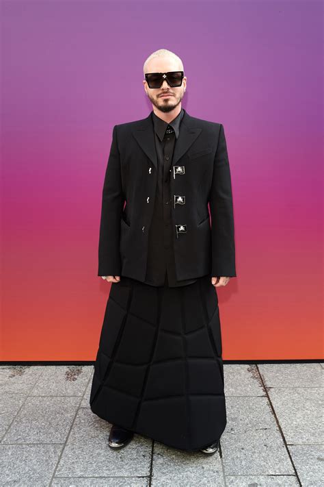 J Balvin Takes The Statement Skirt To The Next Level .